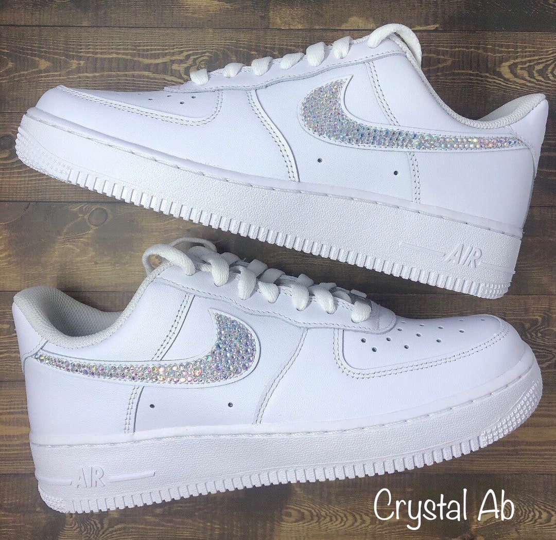 sparkly air force 1s