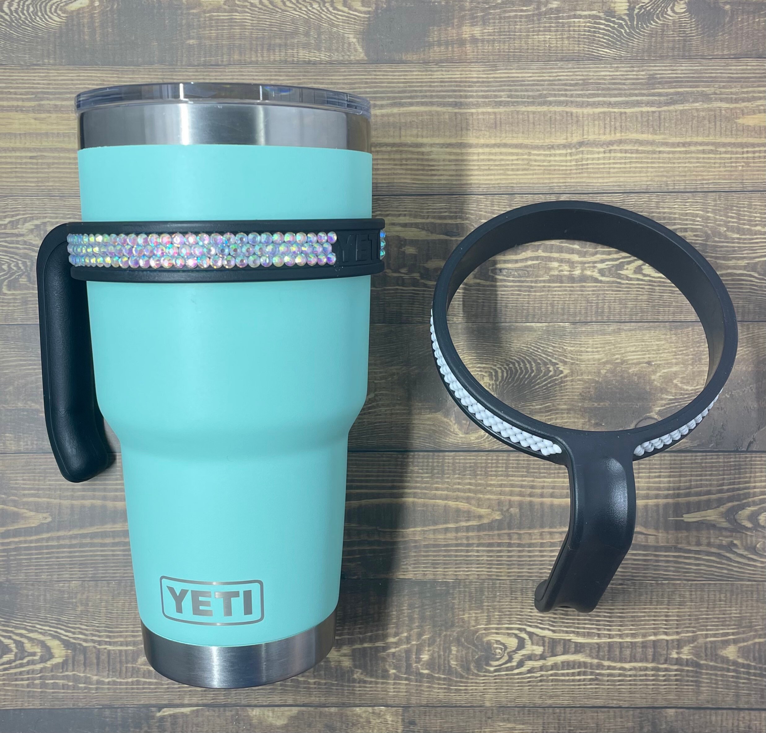 Custom Bling Yeti Handle / 30 Oz or 20 Oz Bling Cup Handle