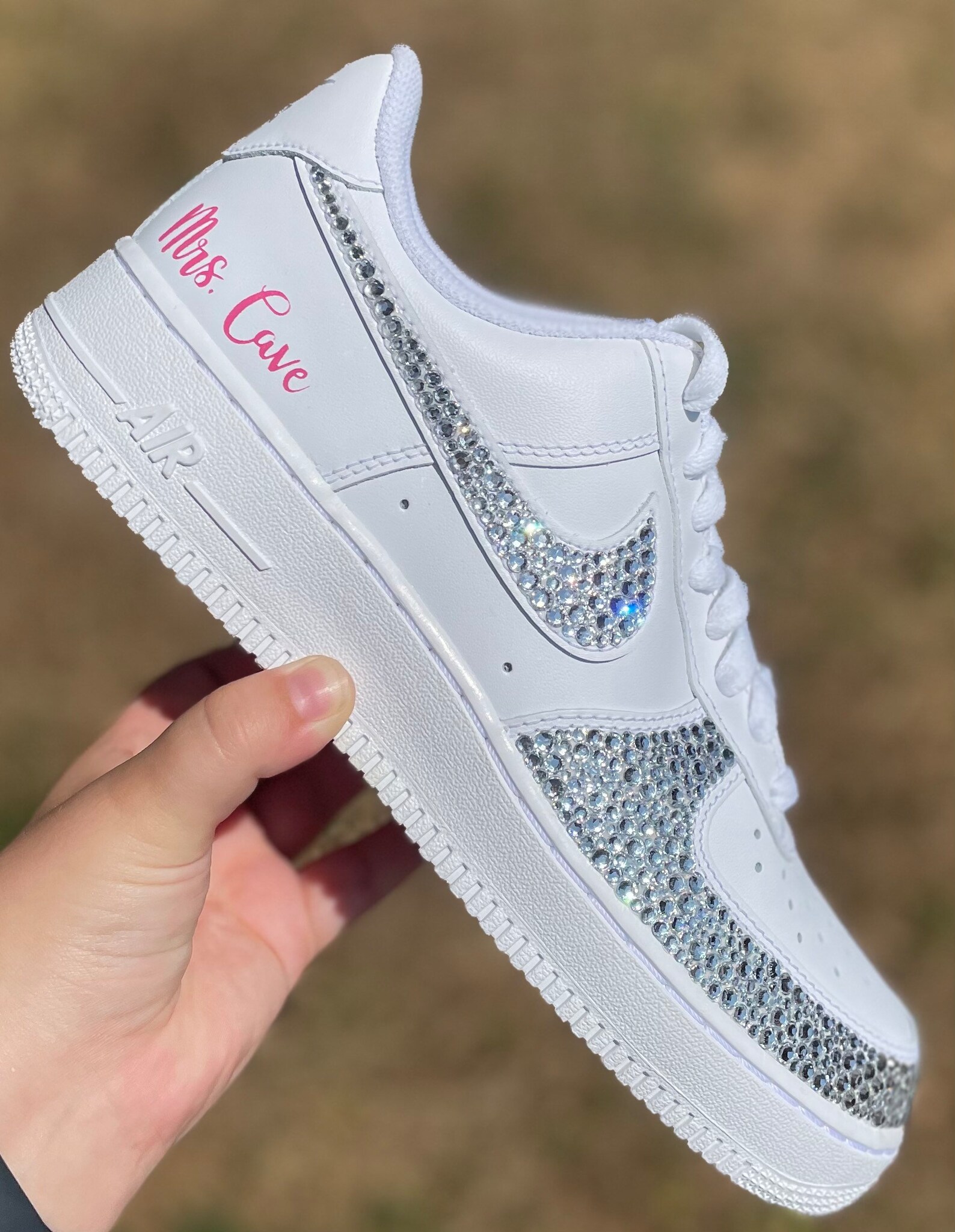 custom rhinestone air force 1