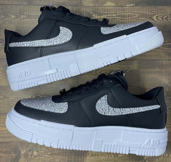 Bling Nike Air Force 1 Pixel Shoes 
