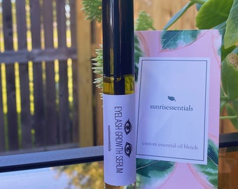 EYELASH GROWTH SERUM | all natural | 10 ml | lengthen eyelashes | strengthen eyelashes & eyebrows | naturally grow lashes and brows