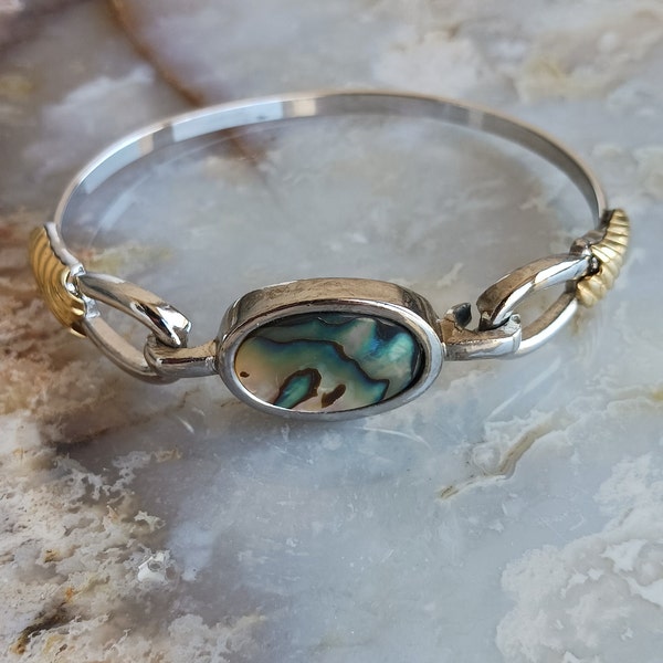 Abalone Avon Vintage Bracelet/Gift for Her/Gift for Self/Gift for Him