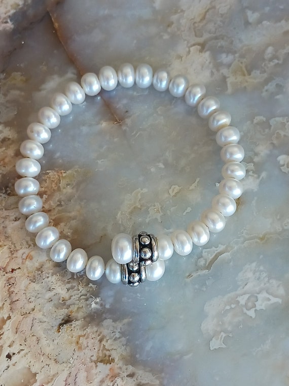 Honora Pearl Wrap Pearl Vintage Bracelet/Gift for… - image 5