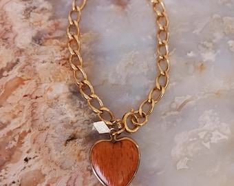 Sarah Coventry "Going Steady" Heart Bracelet Vintage