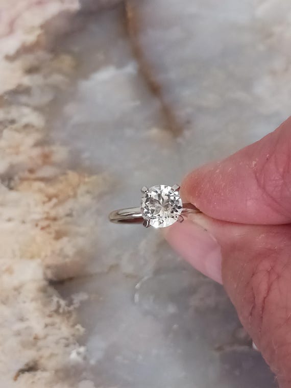 Uncas Solitaire Statement Ring Size (7) Fun Trave… - image 9