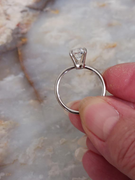 Uncas Solitaire Statement Ring Size (7) Fun Trave… - image 6