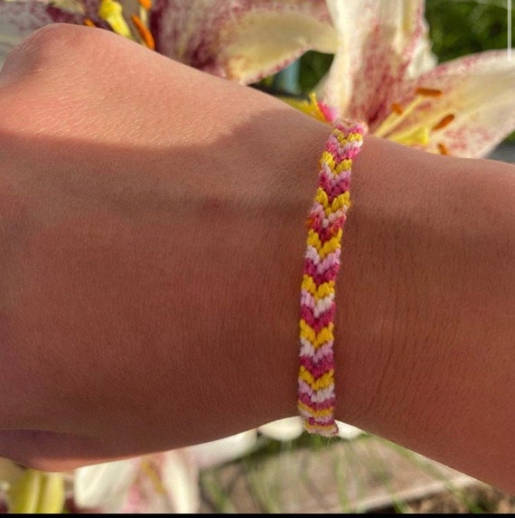 Yellow hotsell friendship bracelet