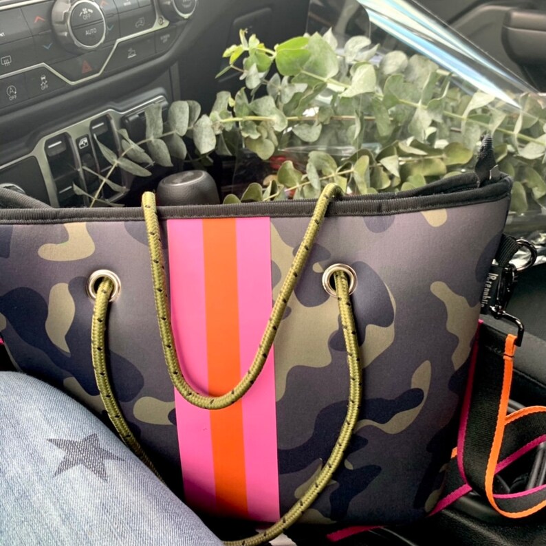 NEOPRENE GORGEOUS Small Totebag andor crossbody style
