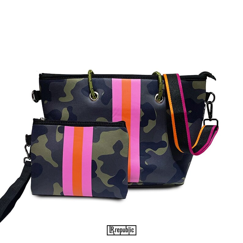NEOPRENE GORGEOUS Small Totebag andor crossbody style