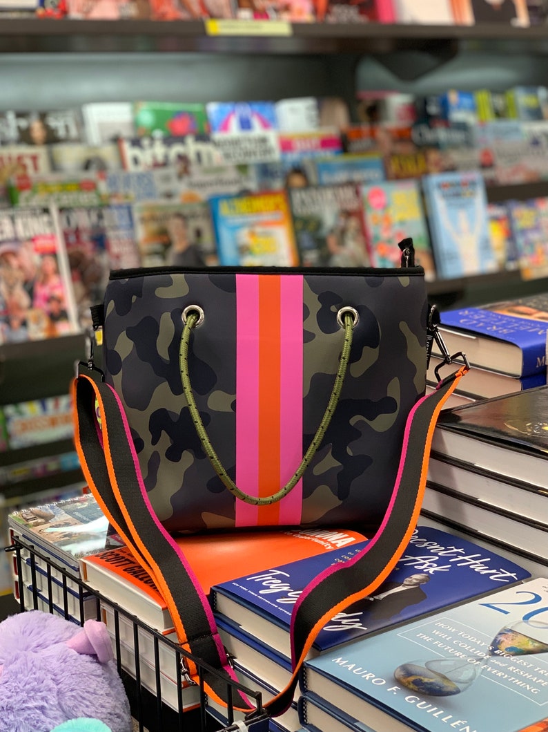 NEOPRENE GORGEOUS Small Totebag andor crossbody style