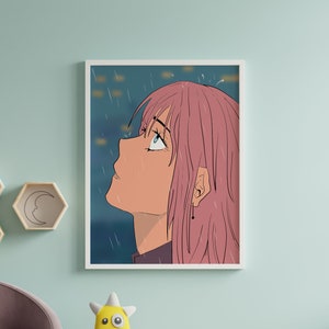 Inori Resistance Room Decor Print | Anime Aesthetic Wall Art Decor