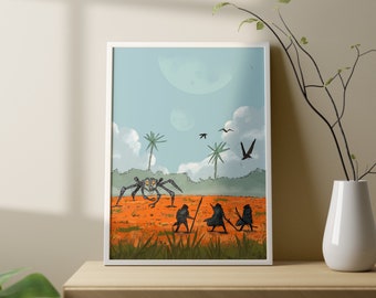 Comic Book Wall Art | Manga Digital Download | Printable Wall Art Decor Aesthetic