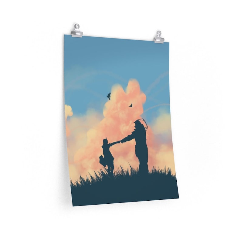 Brotherhood | Retro anime Aesthetic Room Decor Print | Lofi Wall Art Poster image 7