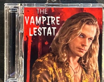 More designs! Handmade acrylic “The Vampire LESTAT” CD keychain replica Interview with the vampire