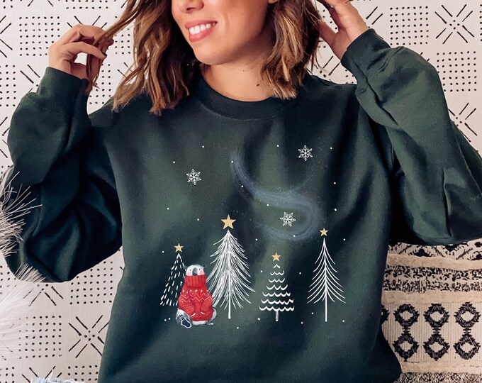 Fairisle Polar Bear Christmas Pattern Print Women Casual Bomber Jacket