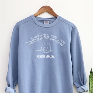 Carolina Beach Sweatshirt, Carolina Beach Shirt, North Carolina Sweatshirt, Comfort Colors Beach Sweatshirt, Ocean Sweatshirt, NC Beach Gift