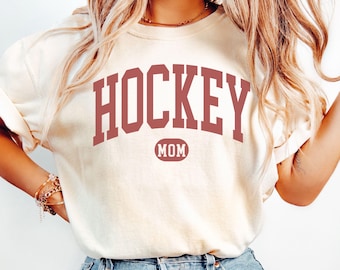Hockey Mom Shirt,Hockey Shirt Comfort Colors,Hockey Mom Gift,Hockey Mom Gift,Sports Mom Shirt, Gift for Sports Mom,Hockey Game Day Shirt