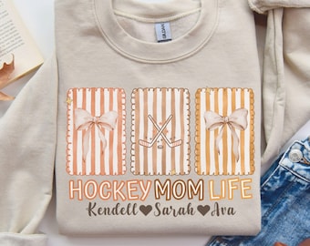 Hockey Mom Sweatshirt,Hockey Sweatshirt,Hockey Mama Gifts,Sports Mom Sweatshirt, Gift for Sports Mom,Hockey Game Day Sweatshirt,Hockey Gifts