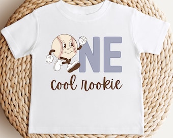 Custom Birthday Shirt Baseball,Birthday Rookie Of The Year Shirt,Custom Name Baseball Sports,First Birthday Party Outfit,1st Birthday Shirt