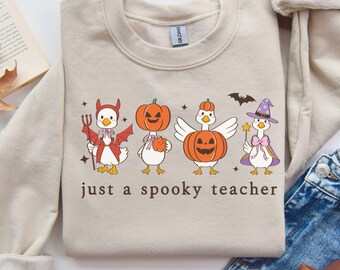 Halloween Kindergarten Sweatshirt,Fall Teacher Sweatshirt, Kindergarten Teacher Sweatshirt,Cute Teacher Sweatshirt,Kindergarten Team Shirts