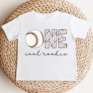 Custom Birthday Shirt Baseball,Birthday Rookie Of The Year Shirt,Custom Name Baseball Sports,First Birthday Party Outfit,1st Birthday Shirt
