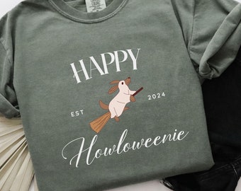 Dachshund Halloween Shirt, Dog Halloween Shirt, Dog Ghost Shirt for Halloween, Fall Dog Shirt Comfort Colors,Dachshund Halloween Costume