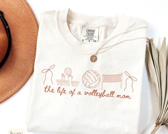 Volleyball Shirt Comfort Colors,Fall Volleyball Shirt,Volleyball Mama Gift,Game Day Shirt,Volleyball Season Mom Shirt,Volleyball Lover Shirt