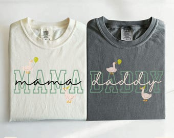 One Silly Goose 1st Birthday Matching Family Shirt, Goose Birthday First Birthday, Mama Goose Shirt,Custom Goose Shirt, Silly Goose Shirt