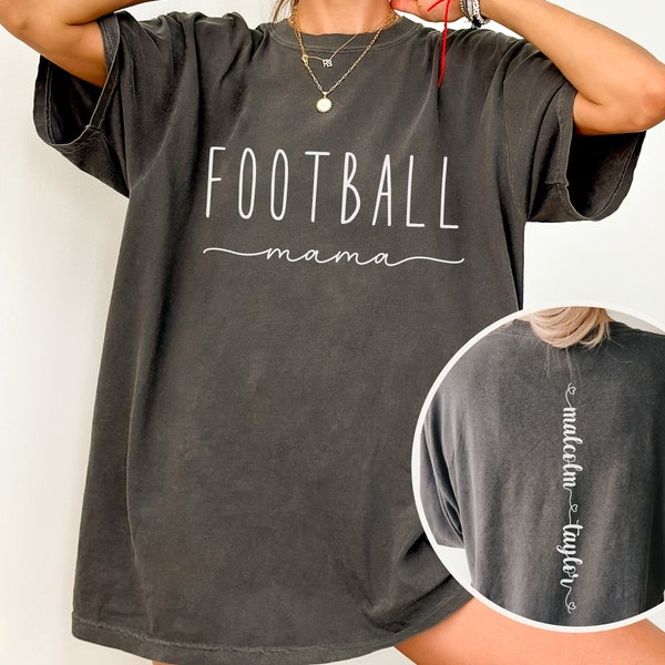 Football Shirt With Name on Back Etsy