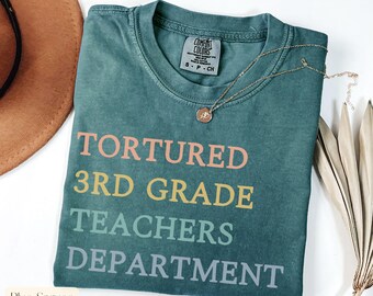 Comfort Colors Third Grade Teacher Shirt, 3rd Grade Teacher Shirt, 3rd Grade T-Shirt, Third Grade TShirt,Elementary School,Teaching Shirts