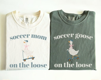 Comfort Colors Soccer Mom Shirt,Soccer Mama Tshirt,Soccer Mom Shirt Funny,Sports Mom Shirt,Gift Shirt for Sports Mom, Soccer Game Day Shirt