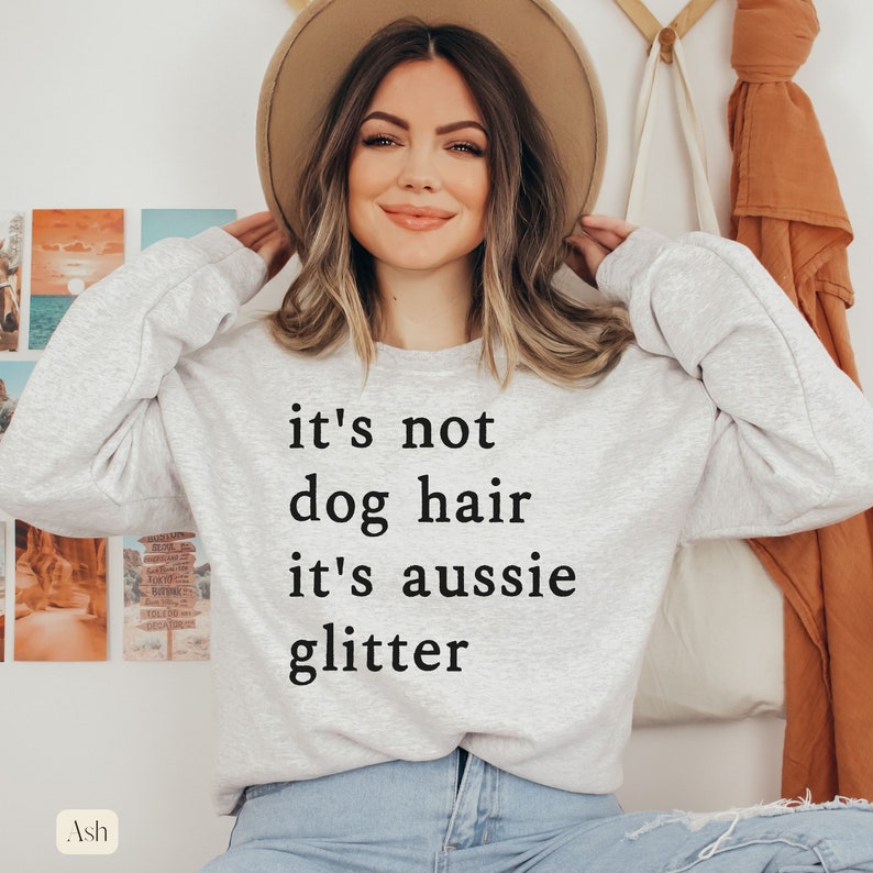 Custom Australian Shepherd Sweatshirt With Dog Name on Sleeve,aussie ...