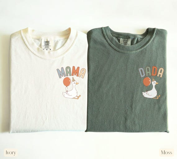 One Silly Goose 1st Birthday Matching Family Shirt, Goose Birthday First Birthday, Mama Goose Shirt,Custom Goose Shirt, Silly Goose Shirt