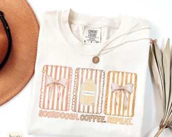 Sourdough Bread Shirt, Bread Comfort Color Shirt, Bakers T-Shirt, Bread Baking Gifts,Sourdough Lover Gift, Baking Shirt, Bread Making Gifts
