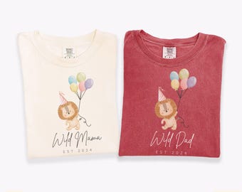 Wild One Family Matching Shirts, Wild One Safari Birthday,Family Wild One Shirts,Birthday Family Shirt,Wild One Birthday Boy,Lion Matching