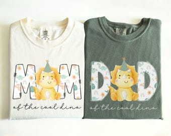 Dadasaurus Birthday Shirt,Daddy Dino Shirt, Birthday Dinosaur Shirts Mamasaurus Dadasaurus,Matching Family Dinosaur Birthday Shirts,Dad Tee