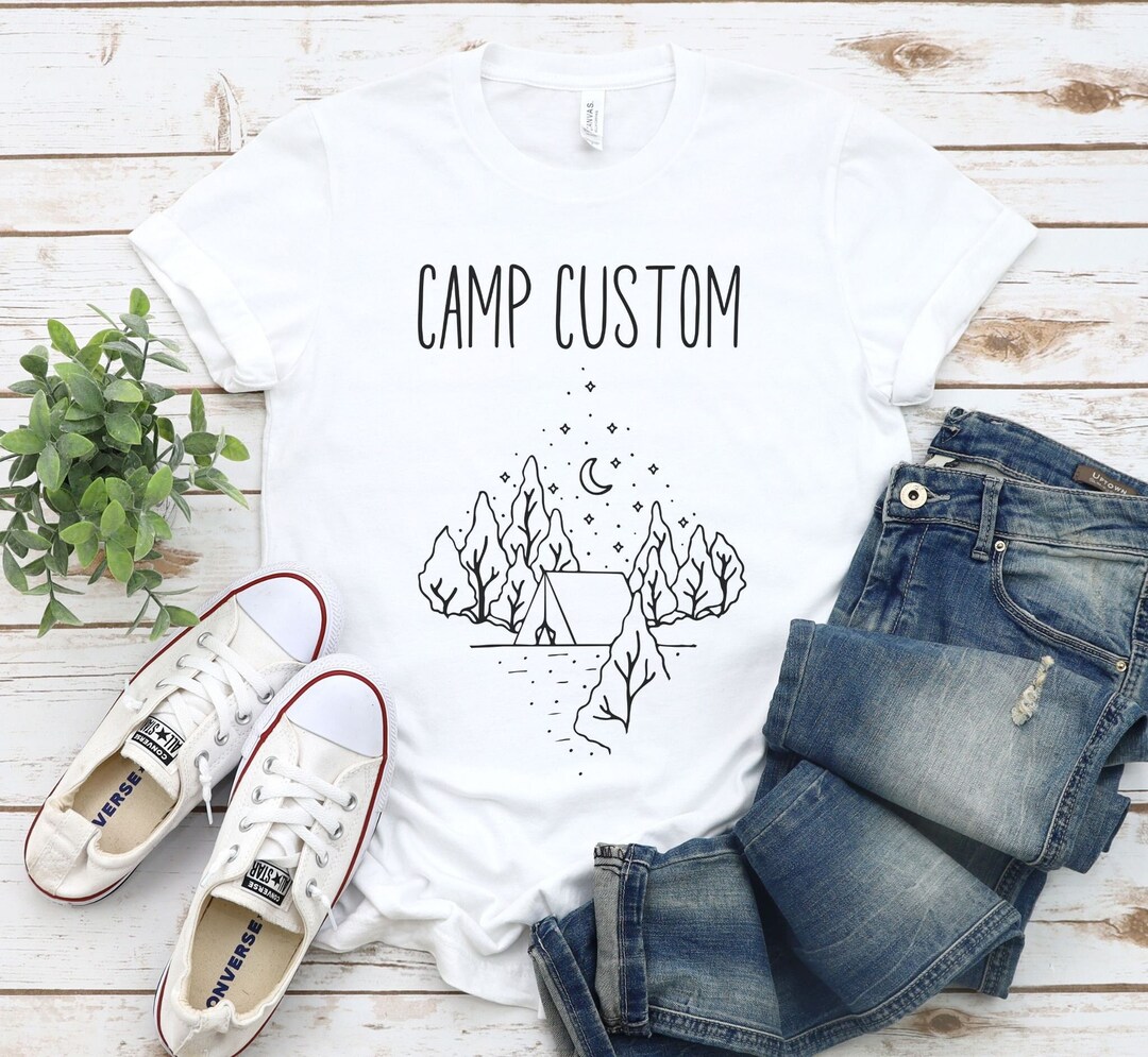 Custom Camp Shirt Custom Shirt Camping Shirt Camping Crew Etsy