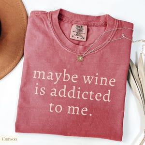 Funny Wine Sweatshirt,Funny Wine Lover Sweatshirt,Ladies Brunch Outfit,Wine Gift For Women,Wine Lover Party Tee,Funny Drinking Shirt Women bild 4