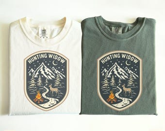 Hunting Season Wife Shirt,Hunting Widow Shirt,He's Hunting Shirt,Hunting Wife Shirt,Gift for Hunter's Wife,Hunting Lover Deer Sweater