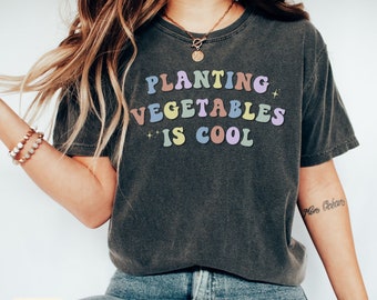 Vegetable Shirt, Gardening Lover Gift, Gardener Tshirt, Gardening Vegetable Comfort Colors Tee, Farmer T Shirt, Garden, Gift for Gardeners