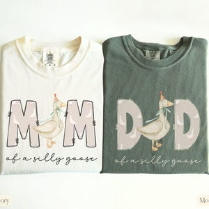 One Silly Goose 1st Birthday Matching Family Shirt, Goose Birthday First Birthday, Mama Goose Shirt,Custom Goose Shirt, Silly Goose Shirt