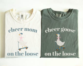 Custom Cheer Mom Shirt, Cheer Mom Comfort Colors, Cheer Mama Tee, Personalized Gift for Cheer Mom, Cheer Gifts, Cheer Mom Shirt, Cheer Tee
