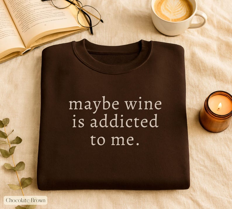 Funny Wine Sweatshirt,Funny Wine Lover Sweatshirt,Ladies Brunch Outfit,Wine Gift For Women,Wine Lover Party Tee,Funny Drinking Shirt Women bild 6