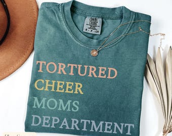 Custom Cheer Mom Shirt, Cheer Mom Comfort Colors, Cheer Mama Tee, Personalized Gift for Cheer Mom, Cheer Gifts, Cheer Mom Shirt, Cheer Tee