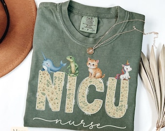 Comfort Colors Nicu Nurse Shirt,RN Shirt, Nurse Graduation Gift, Nurse Week Shirt, Nurse Appreciation Gift, Neonatal Intensive Care Unit