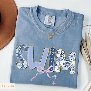 Swim Shirt Comfort Colors,Swim Mama Shirt,Personalized Gift Swim Mom,Swimming Mom Gift,Cute Swim Mom Shirt,Custom Swim Shirt,Swimming Shirt