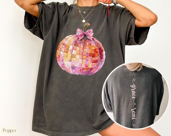 Fall Mom Shirt,Comfort Colors Pumpkin Shirt,Pumpkin Disco Shirt,Halloween Shirt For Mother,Halloween Mom Shirt Gift,Halloween Mama Tshirt