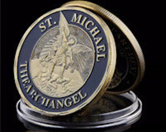 St Michael Archangel Fallen Officer Collectible Coin