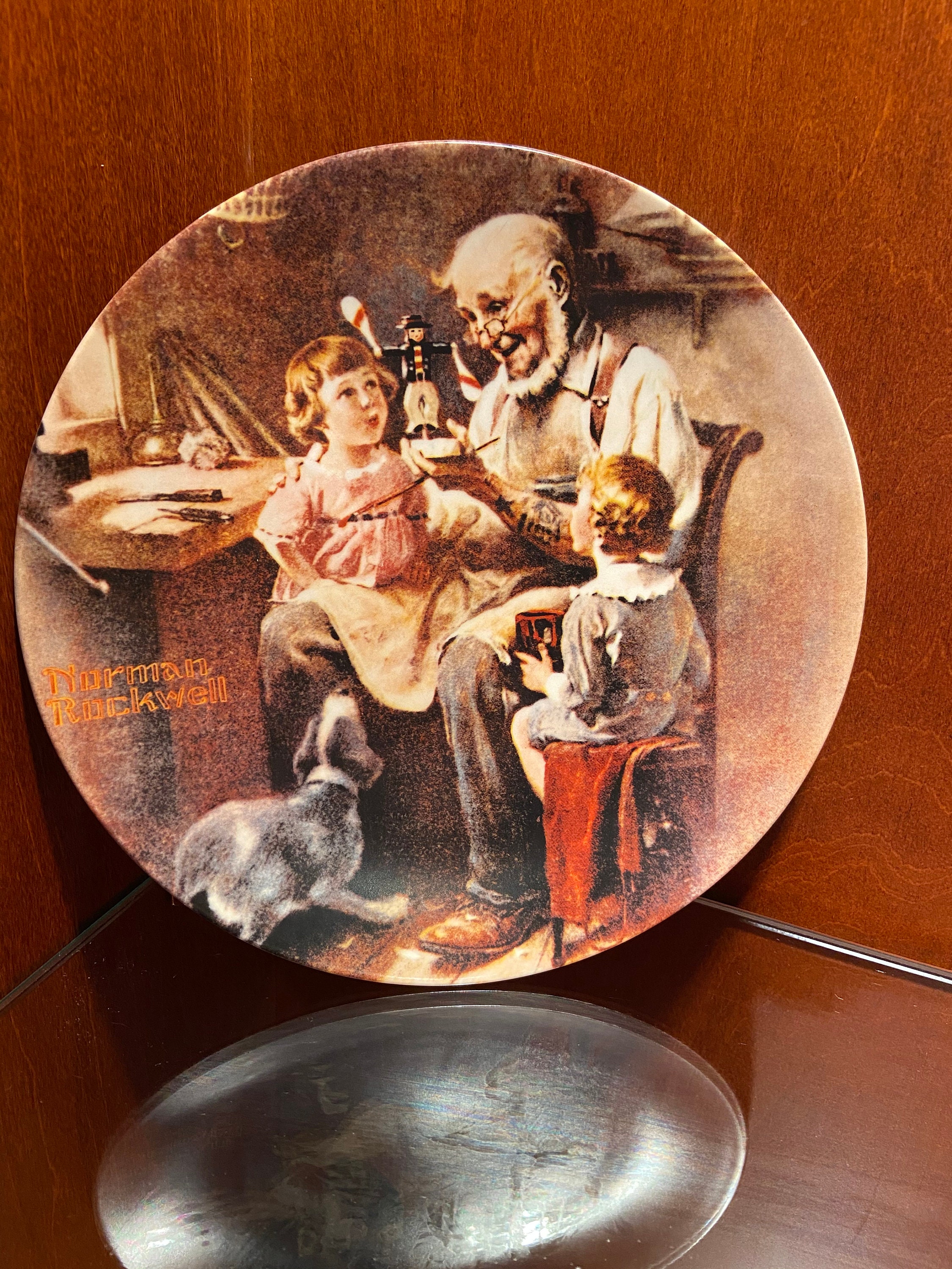 Norman Rockwell Limited Edition Toy Maker Plate Etsy