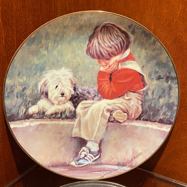 David's Dilemma' by Lucelle Raad, :Special Moments" Collector Plate 8.5"
